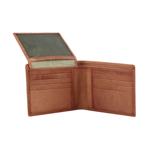 Duży skórzany portfel bez portmonetki San Marino