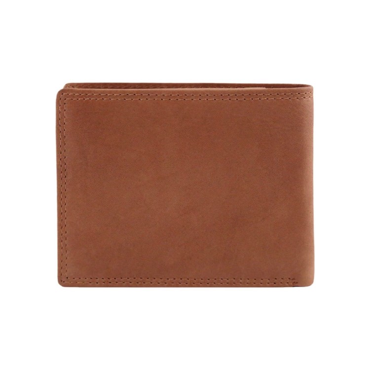 Duży skórzany portfel bez portmonetki San Marino