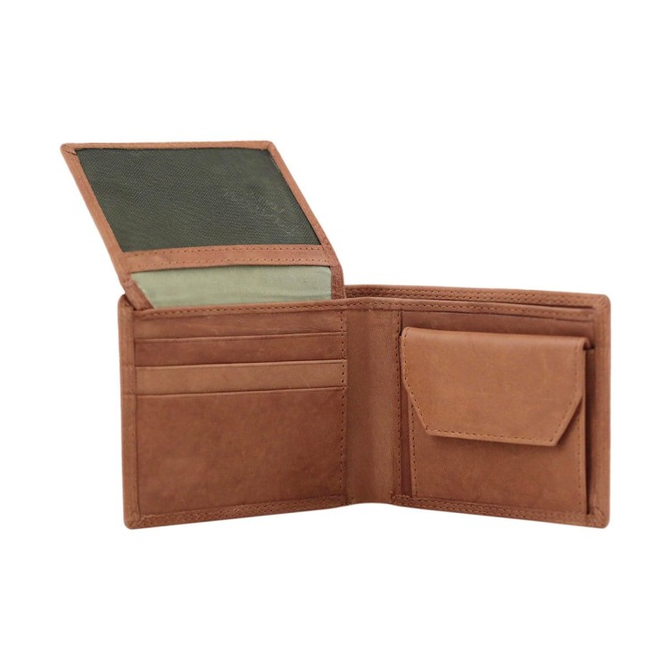 Mały skórzany portfel z portmonetką San Marino