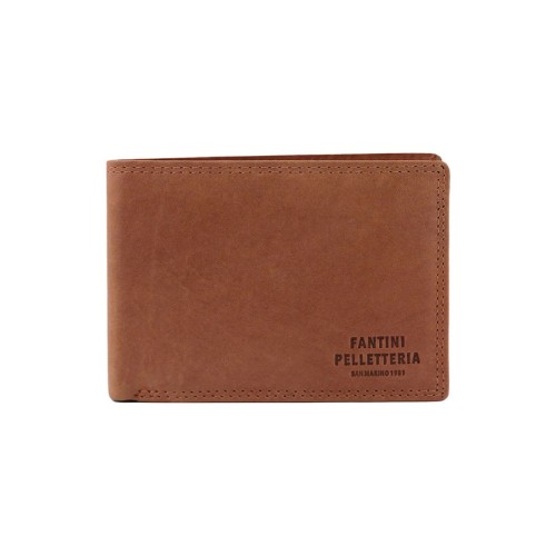 Mini portfel skórzany San Marino z portmonetką