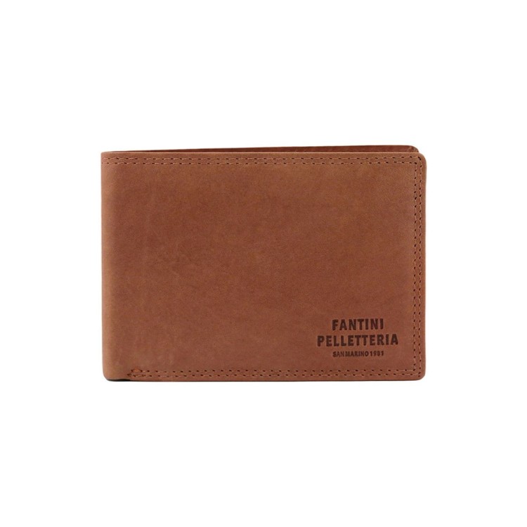 Mini portfel skórzany San Marino z portmonetką