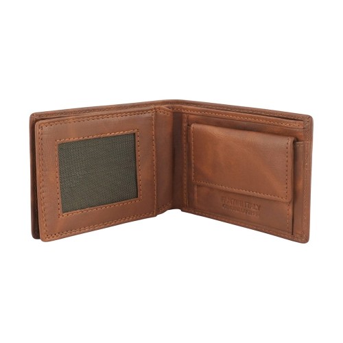 Mini portfel skórzany San Marino z portmonetką