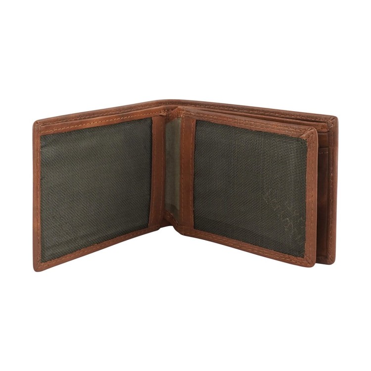 Mini portfel skórzany San Marino z portmonetką