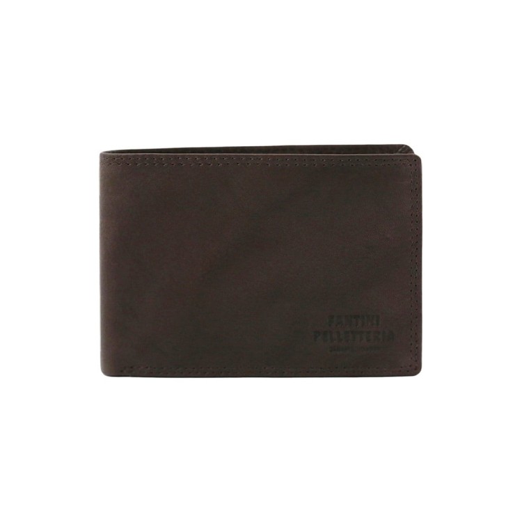 Mini portfel skórzany San Marino z portmonetką