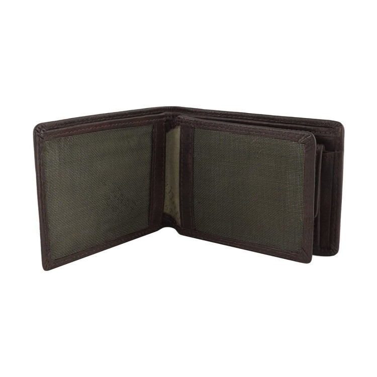 Mini portfel skórzany San Marino z portmonetką