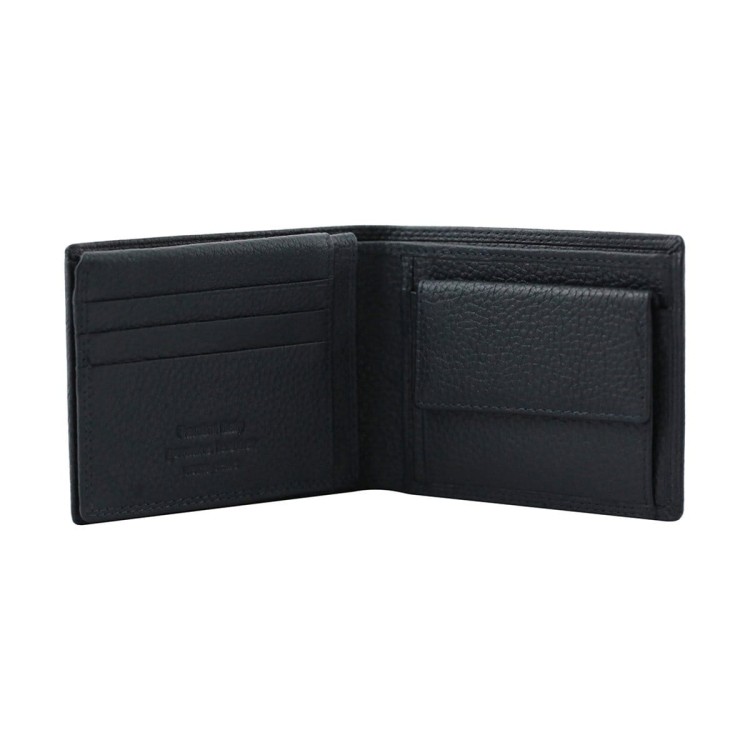 Duży skórzany portfel z portmonetką Mercury