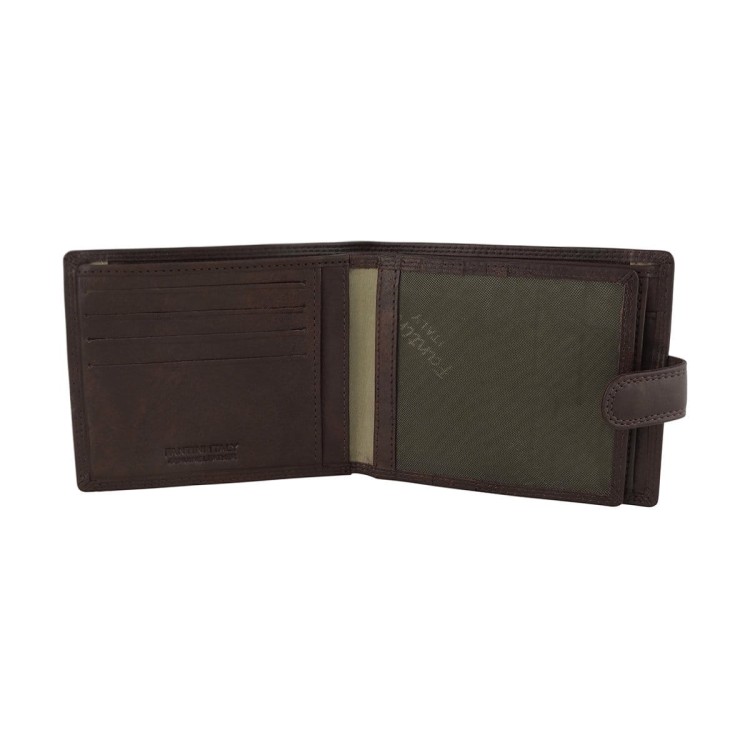 Madryt duży skórzany portfel z portmonetką