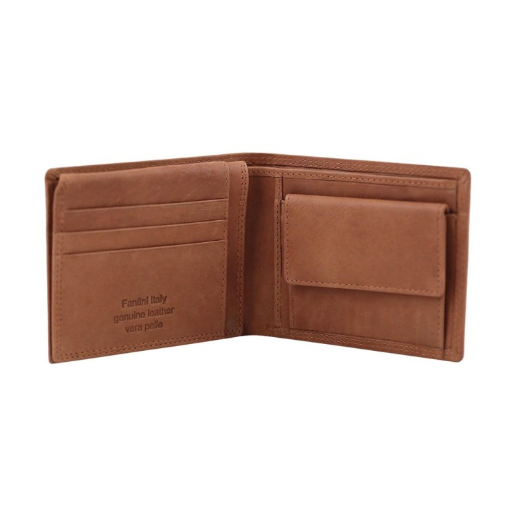 Duży skórzany portfel z portmonetką San Marino