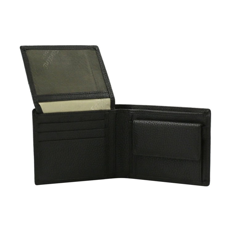 Duży skórzany portfel z portmonetką Mercury