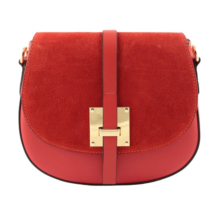 Zamszowa torba Bologna