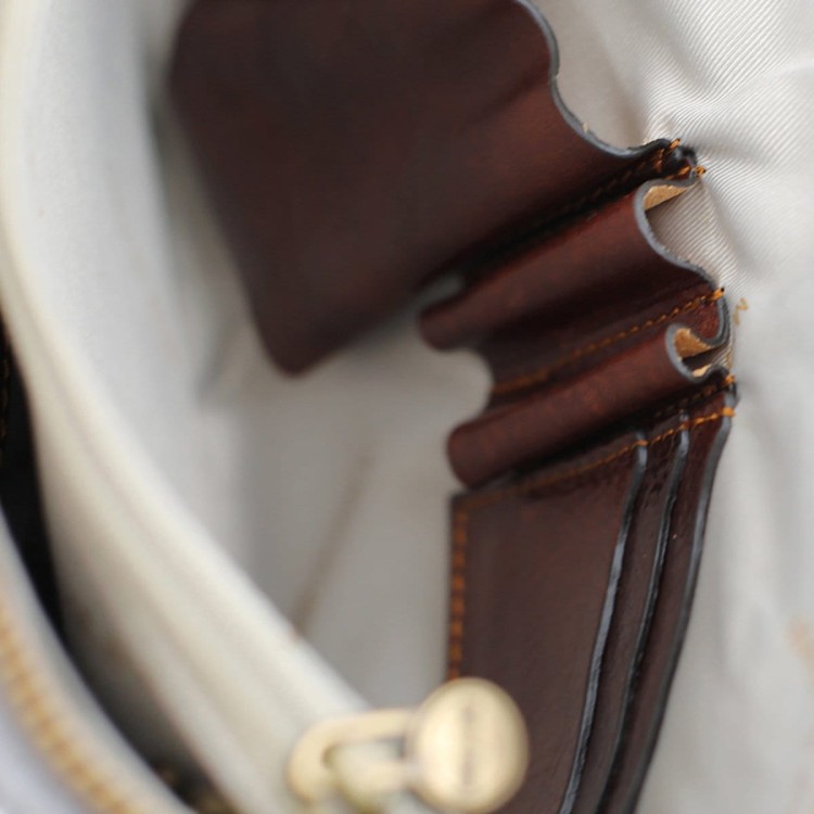 Mały skórzany organizer na dokumenty Manager