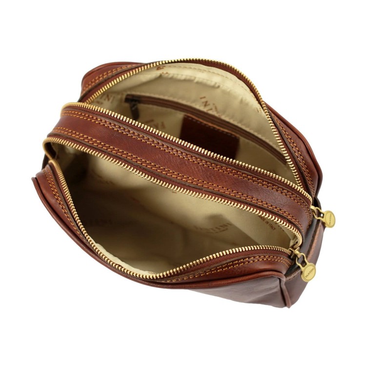 Skórzane etui na kosmetyki Adeona